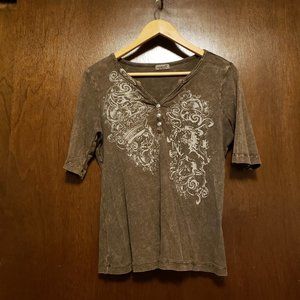 One World embellshed top